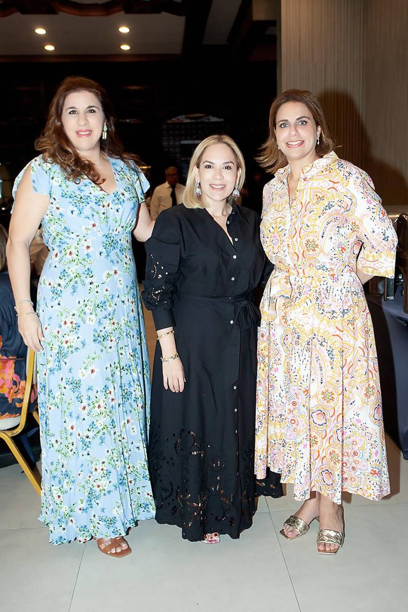 Catherine Handal, María José San Martín y Soad Boadla