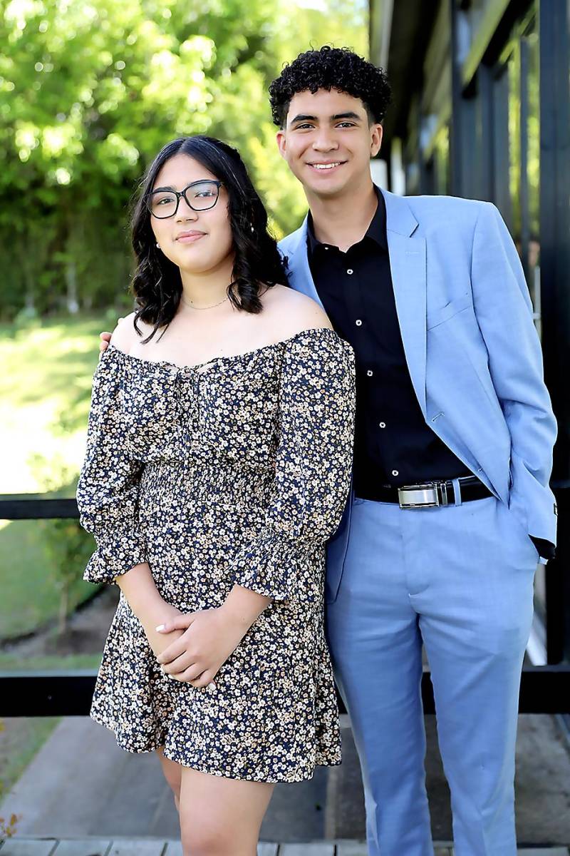 Gabriela Perdomo con Isaías Herrera