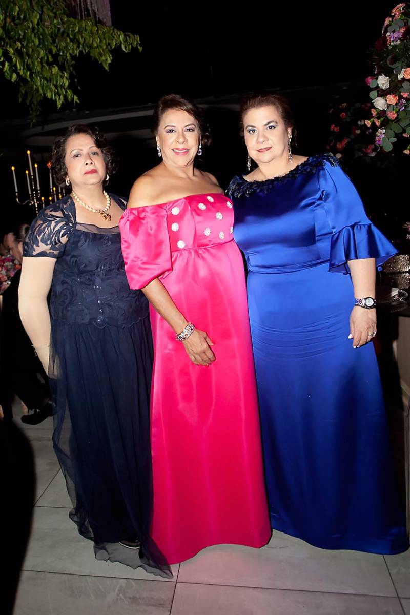 Xiomara Ramírez, Diana Caraccioli y Yaneth Fortín 
