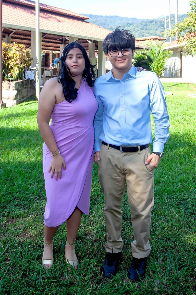 Antonella Mendoza y Alexis López.