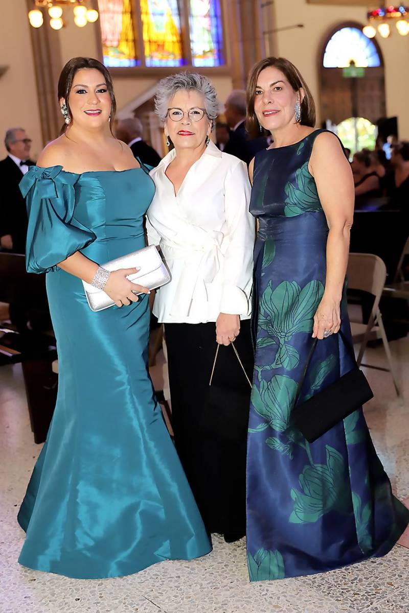 María Dolores Agüero, Aida Lara de Pedemonte y Melanie Rice