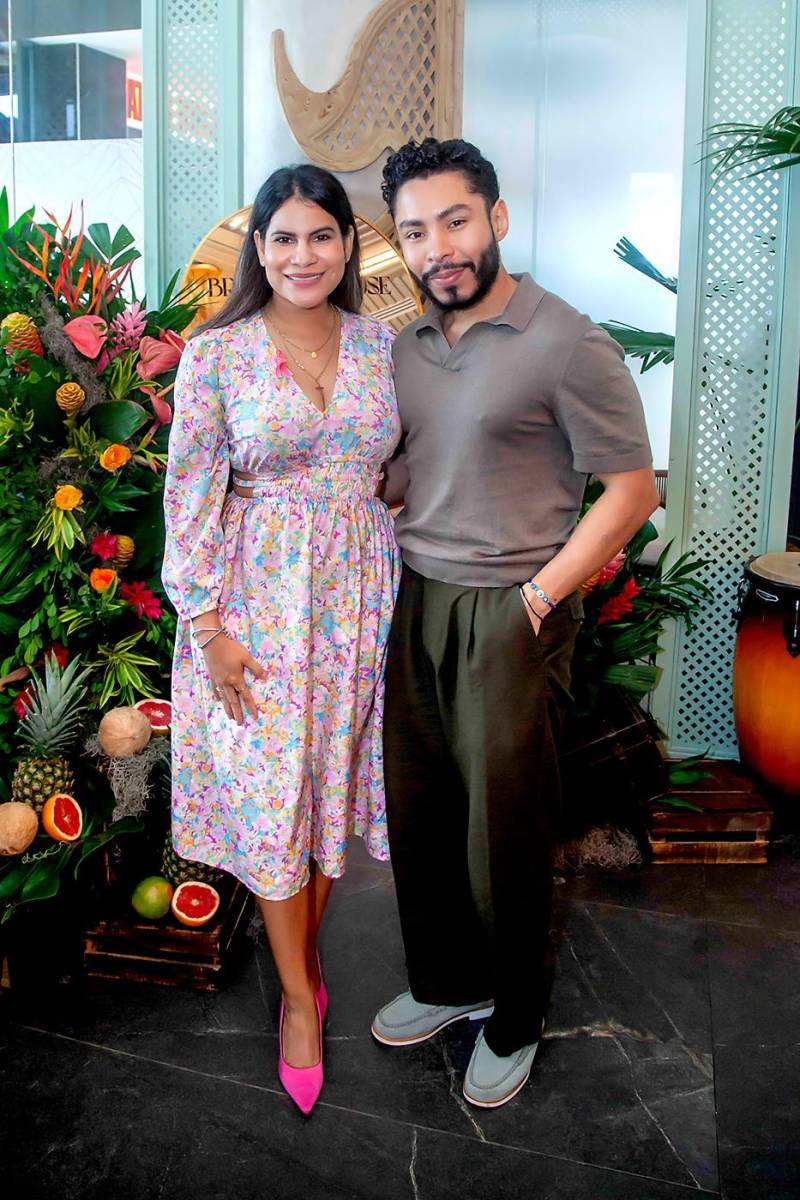 Margarita Urbina y Carlos López.