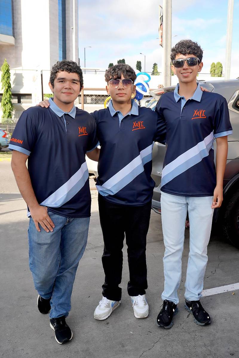 Rubén Duarte, Henry Medina y José Manuel Burgos.