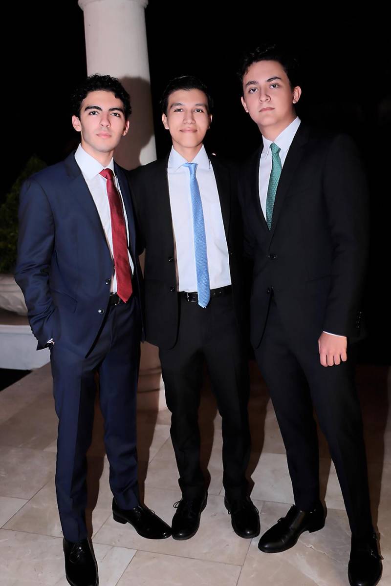 Abraham Mahomar, José Luis Ordoñez y Enrique Enamorado.