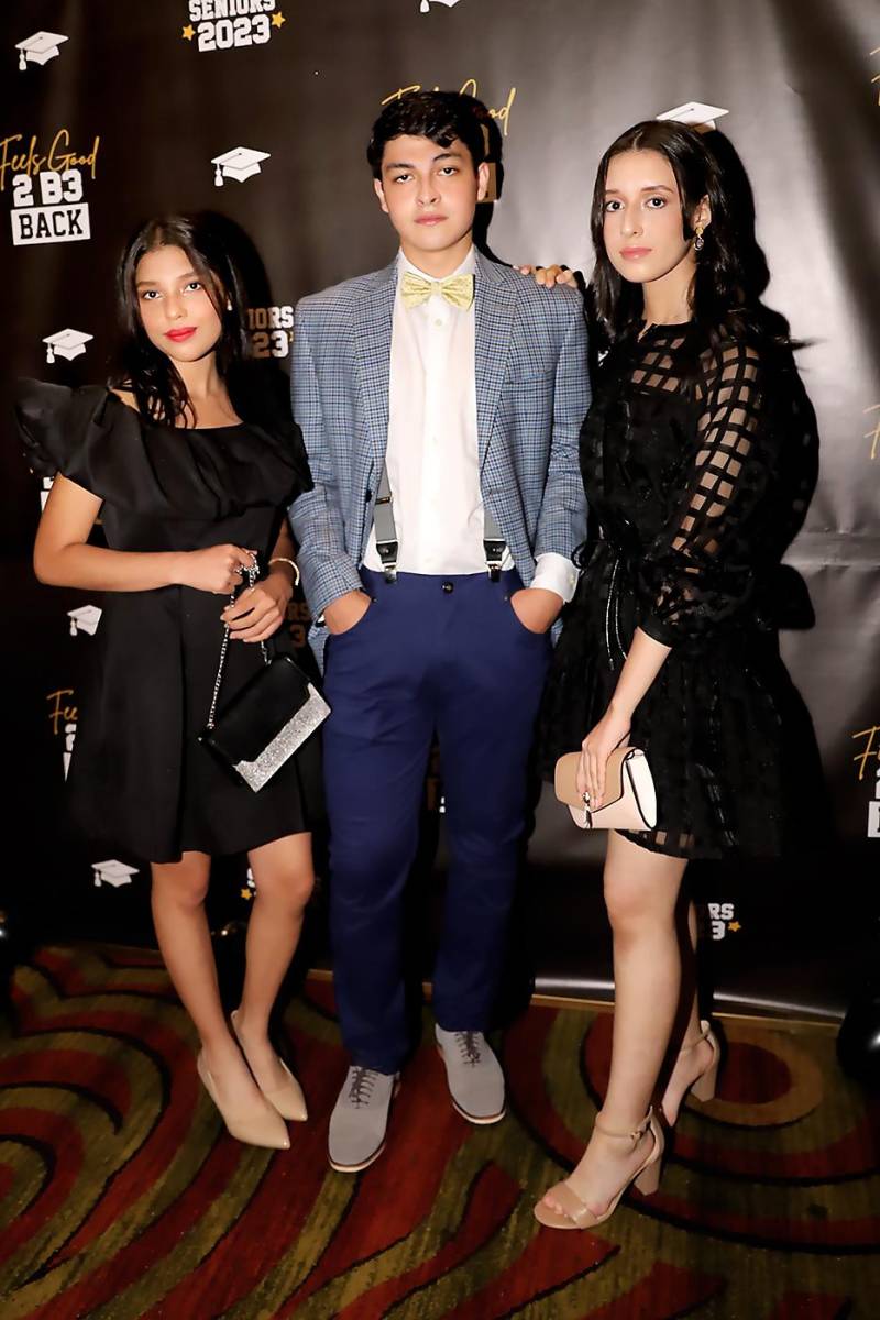 María Cruz, Julián Cerrato y Lessandra Ponce