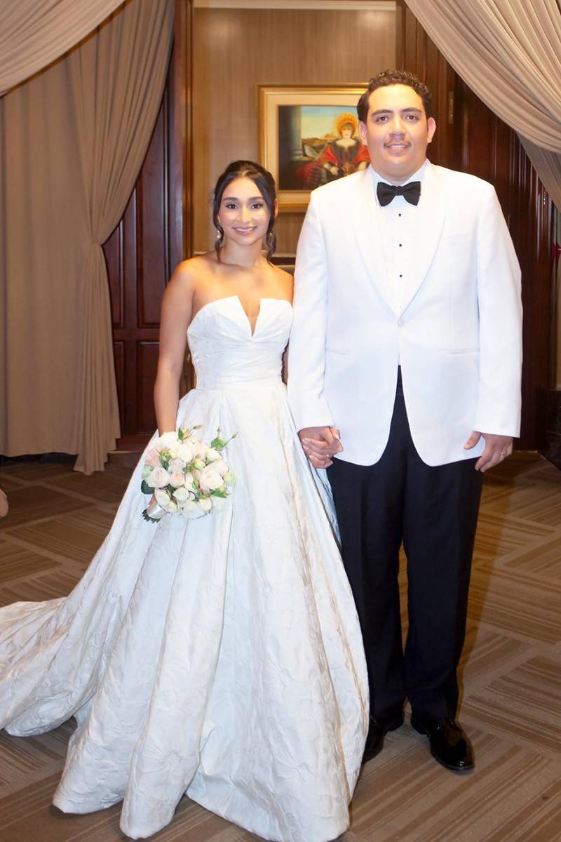 Lauren Michelle Cardona y su esposo Héctor David Aguilar.