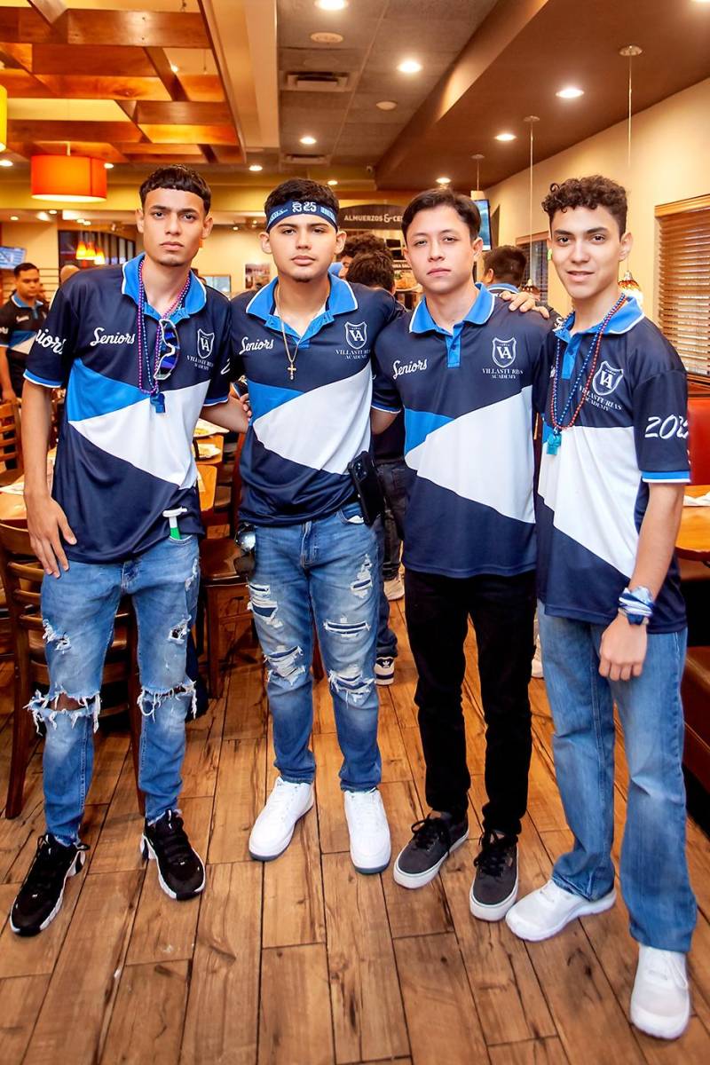  Joshua Canales, Ricardo Pacheco, Andrés Cerrato y Rony Hércules