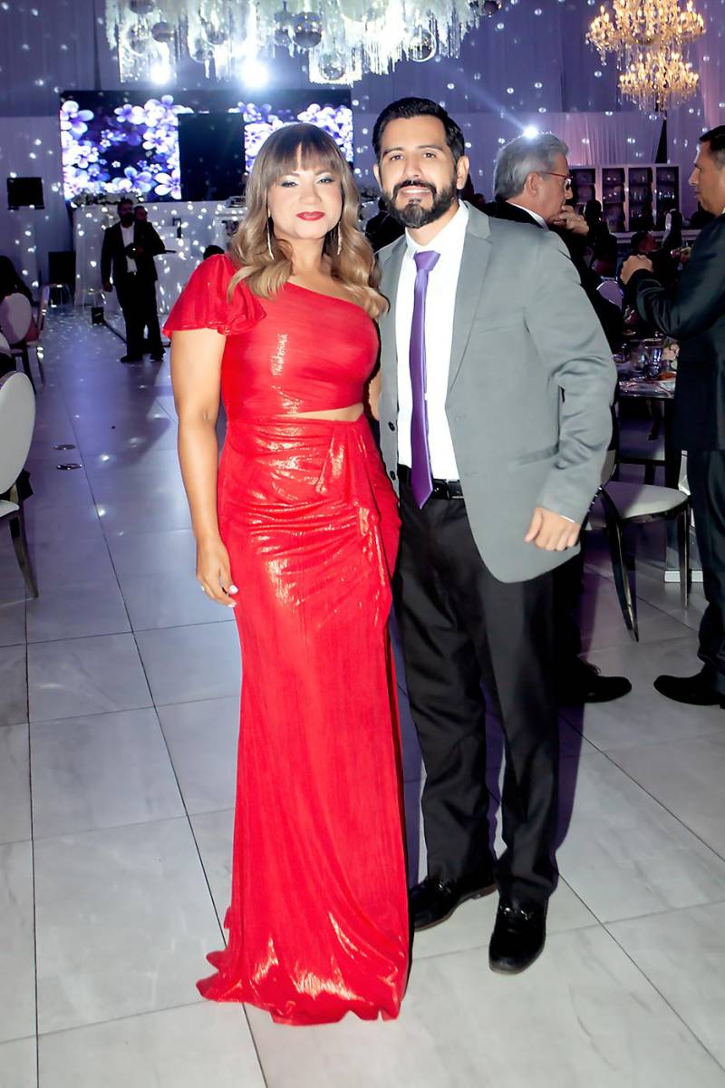 Dilcia Montiel y Nelson Santos.