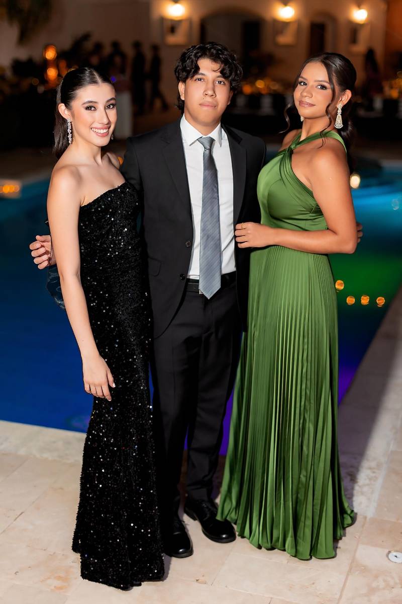 Arianna Catalán, José Ordóñez y Valeria Irías.