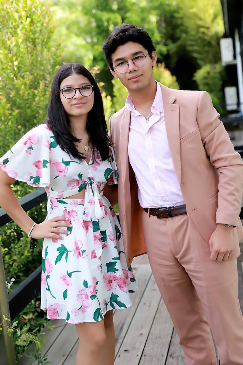 Valeria Barrientos y Justin Galo.
