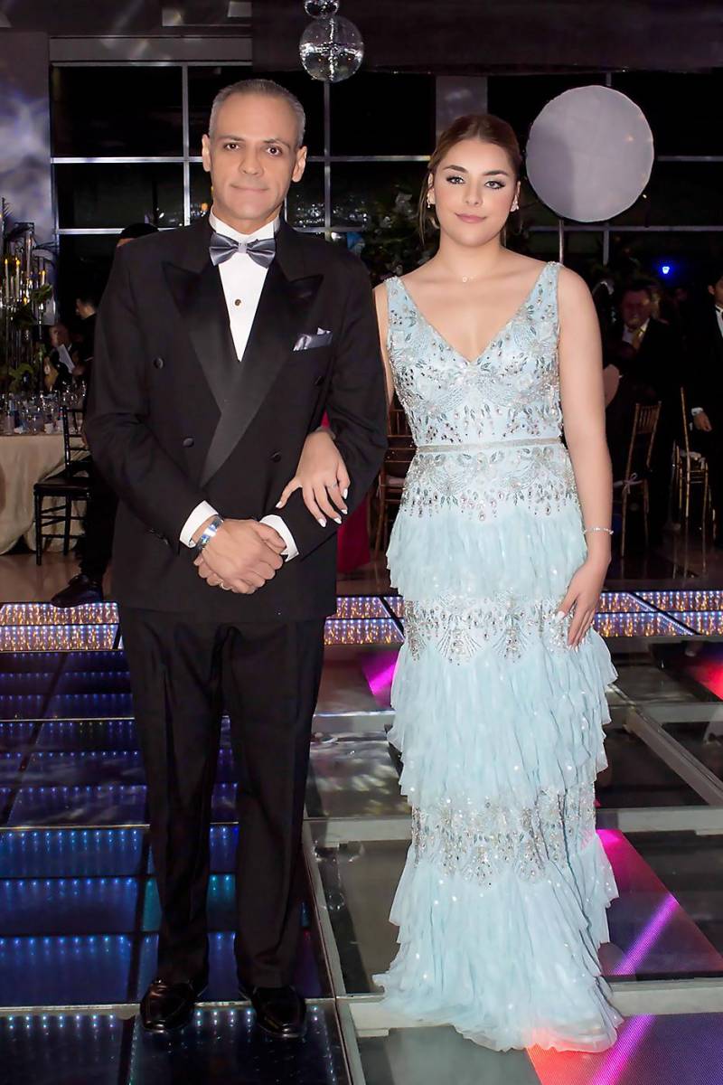 José Fernando Boadla y su hija Camila Boadla.