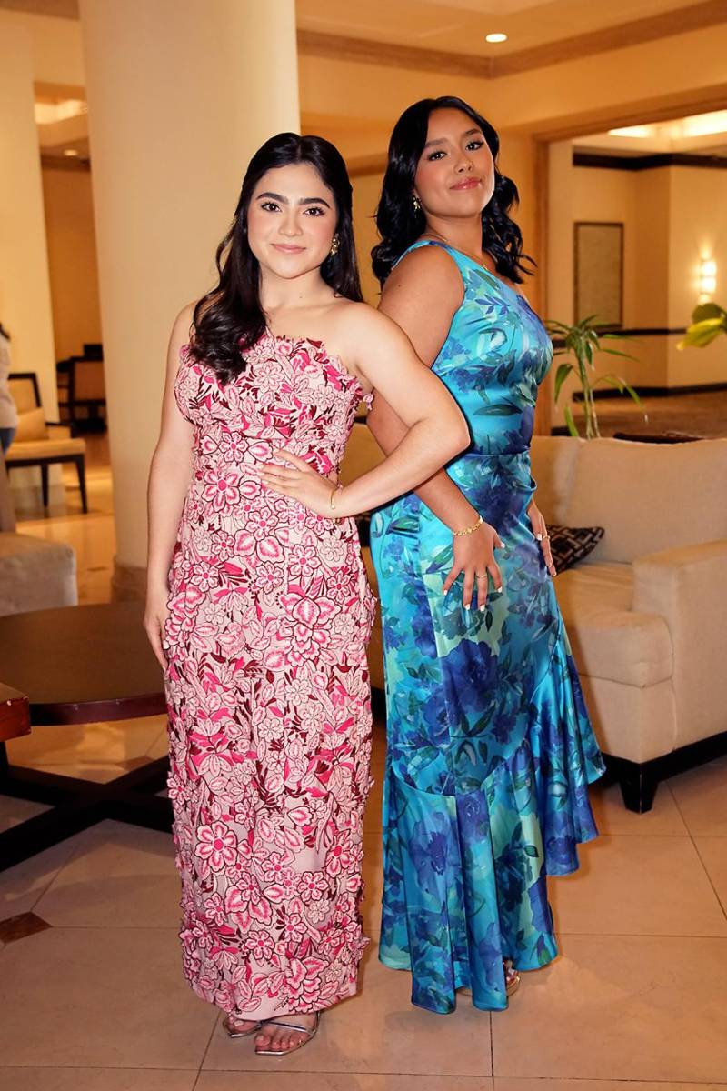 Fryda Bueso y Valeria Fajardo.
