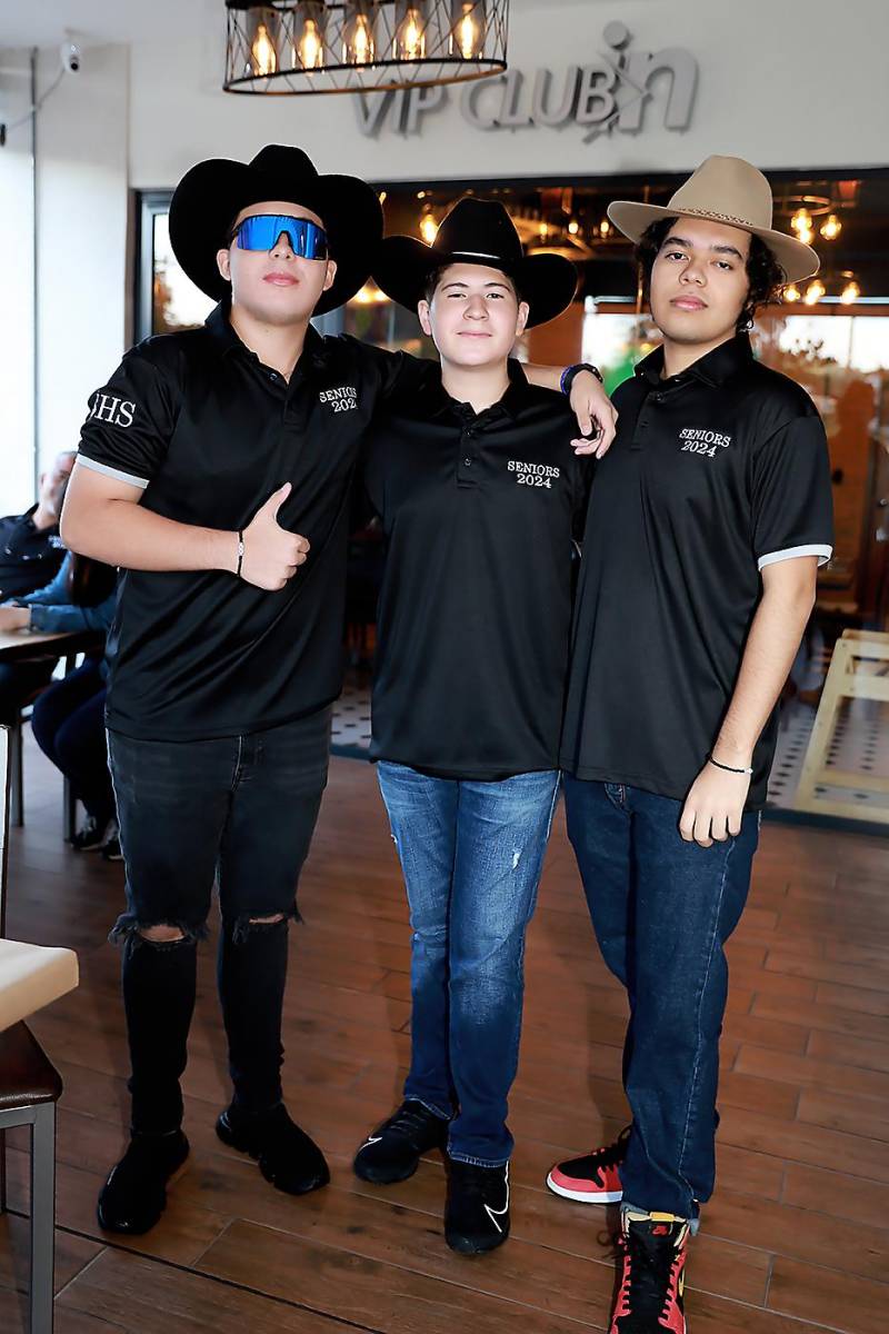 José Sosa, Luis Lemus y Diego Molina.