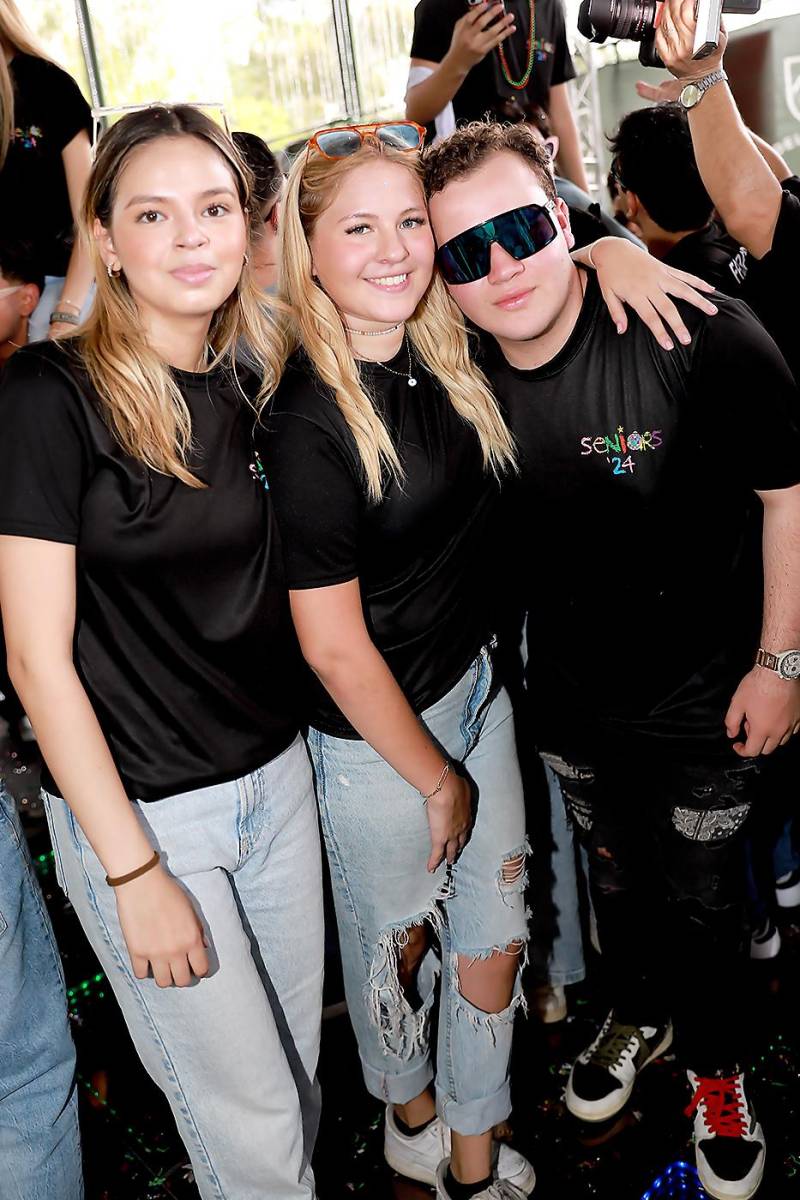 Alessandra Lobo, Cecilia Fiallos y Emilio Duarte.