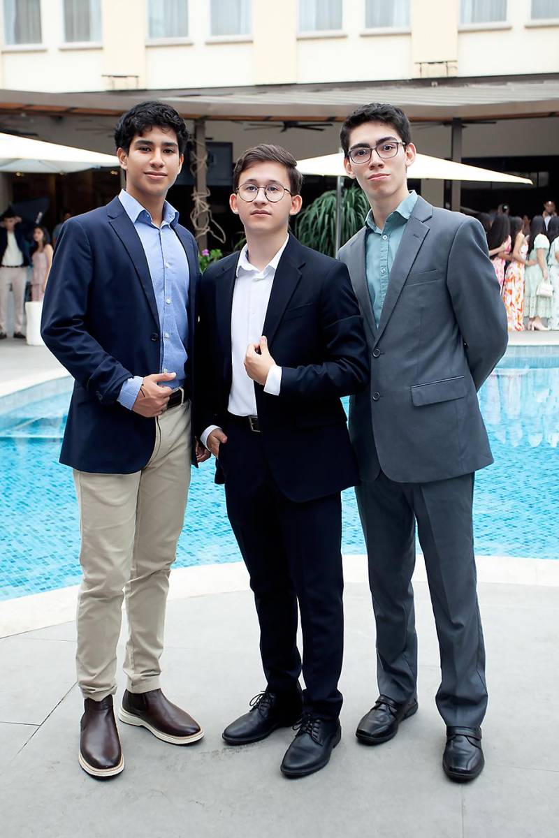 Daniel Moncada, Sebastián Dubón y Gabriel Galván.