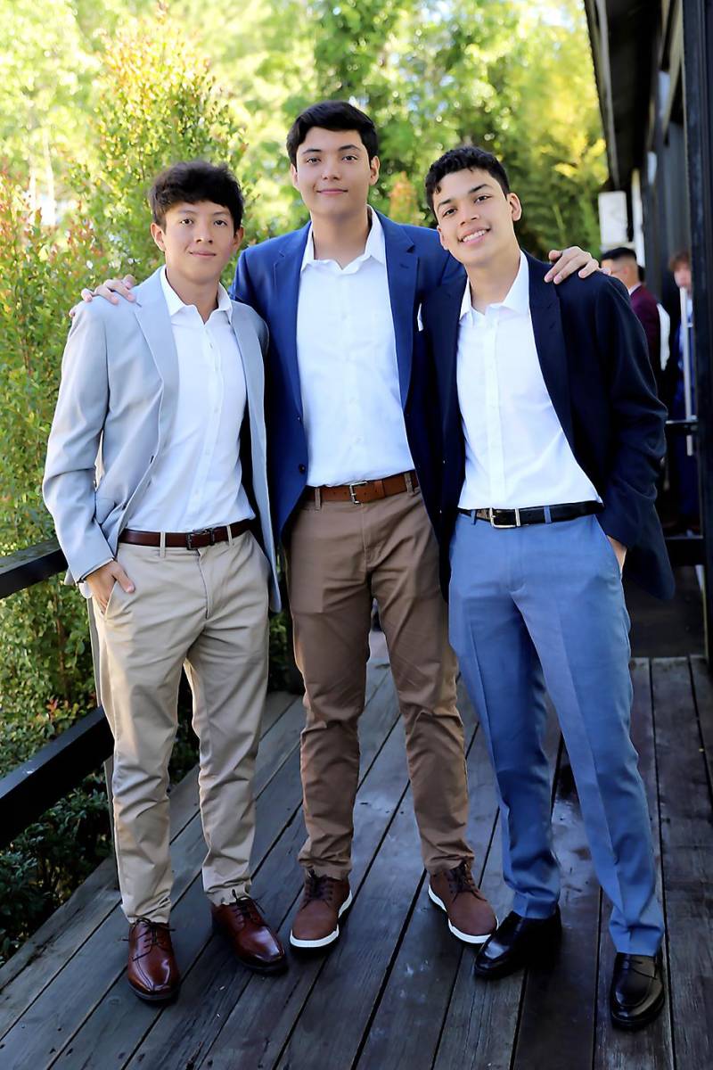 Jorge Rodríguez, Alex Ventura e Ian Bulnes.