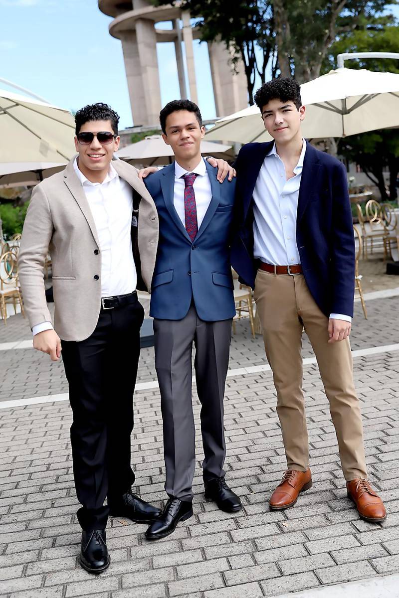 Gabriel Alvarado, Gabriel Barón y Otto Kayser