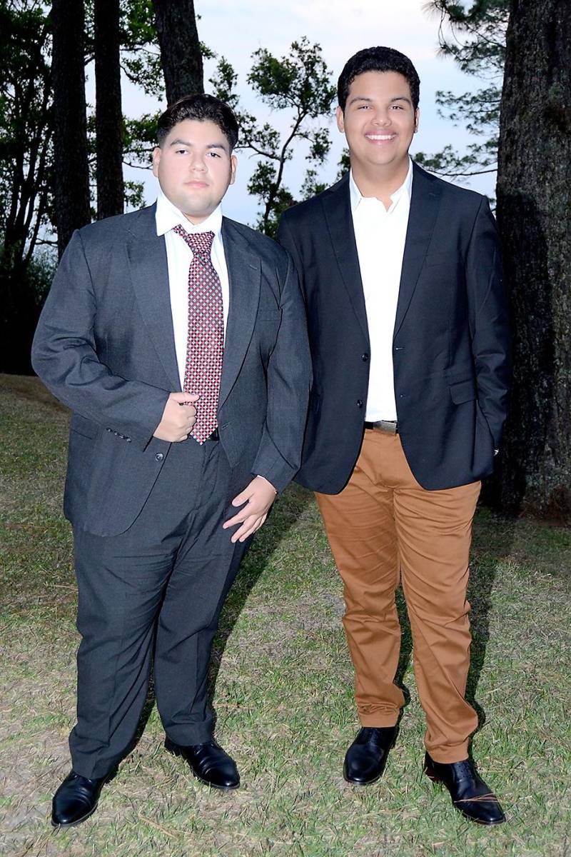 David Barahona y Juan Pablo Andino.