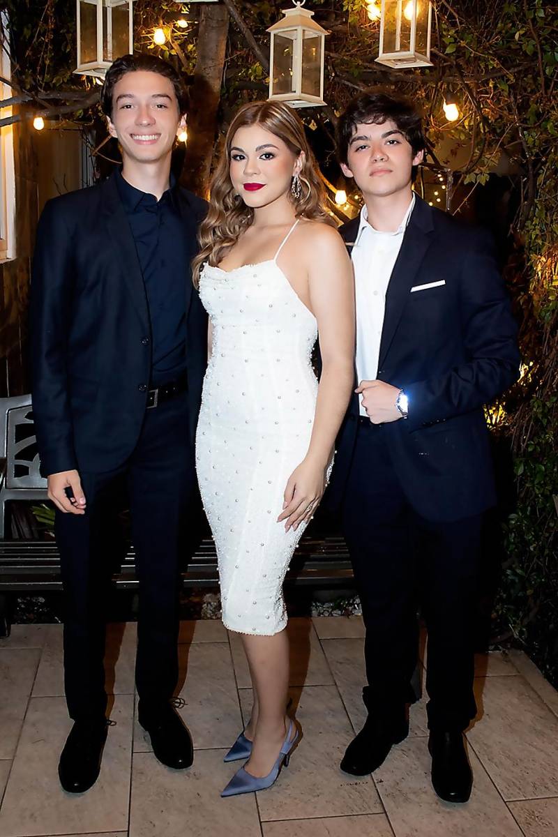 William Ewens, Sofía Valladares y Thomas Brown.