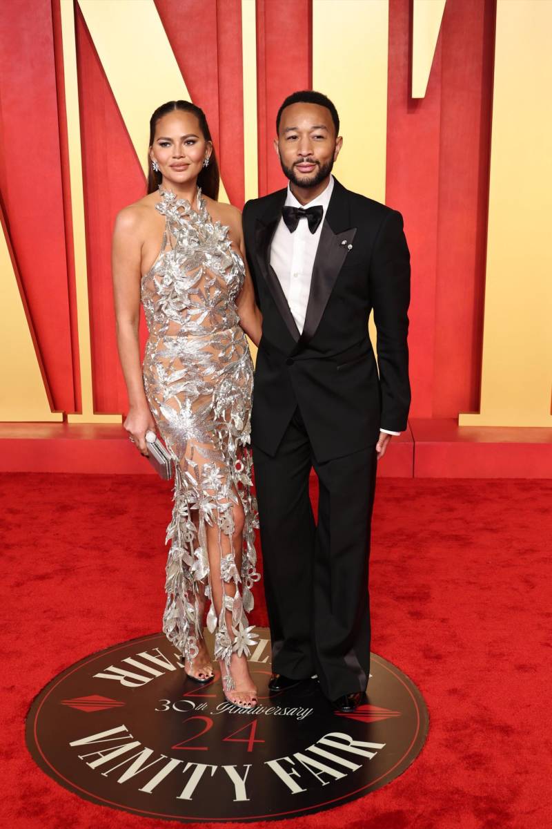 Chrissy Teigen y John Legend. 