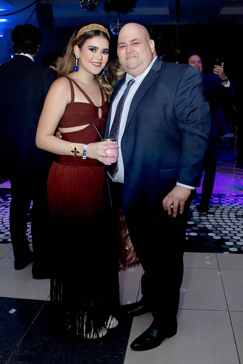 Daniela y su padre Arturo Rodezno.