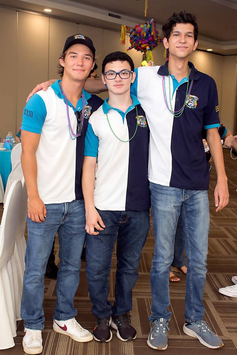 Eduardo Martínez, Óscar Canahuati y Ricardo Castro.