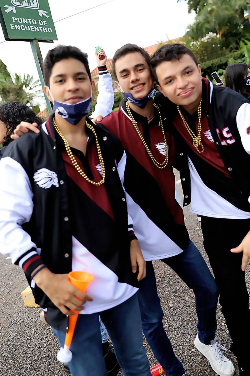 Samuel Matute, José Carlos Rosales y Alexis Gaitan