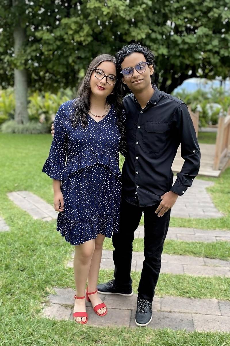 Daniela Espinal y David Dávila.
