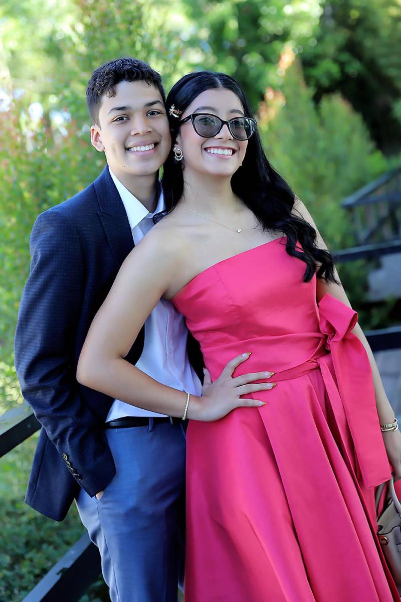 Ian Bulnes y Fabiola Flores.