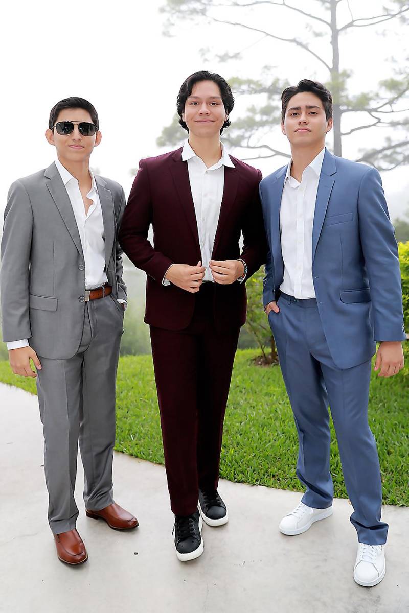 José Gabriel Bellino, Adrián Leal y Santiago de Jesús.