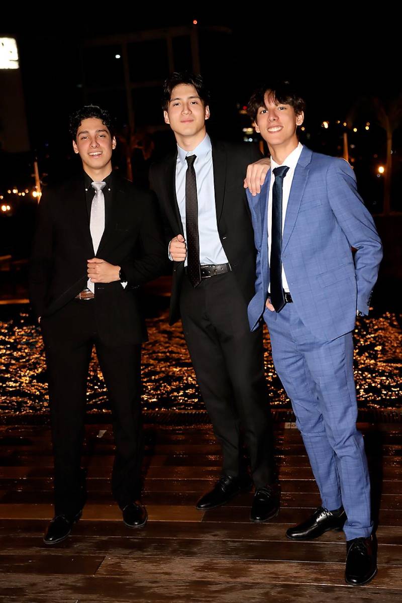 Juan Ramón Fúnez, Adrián Reyes y Manuel Álvarez.