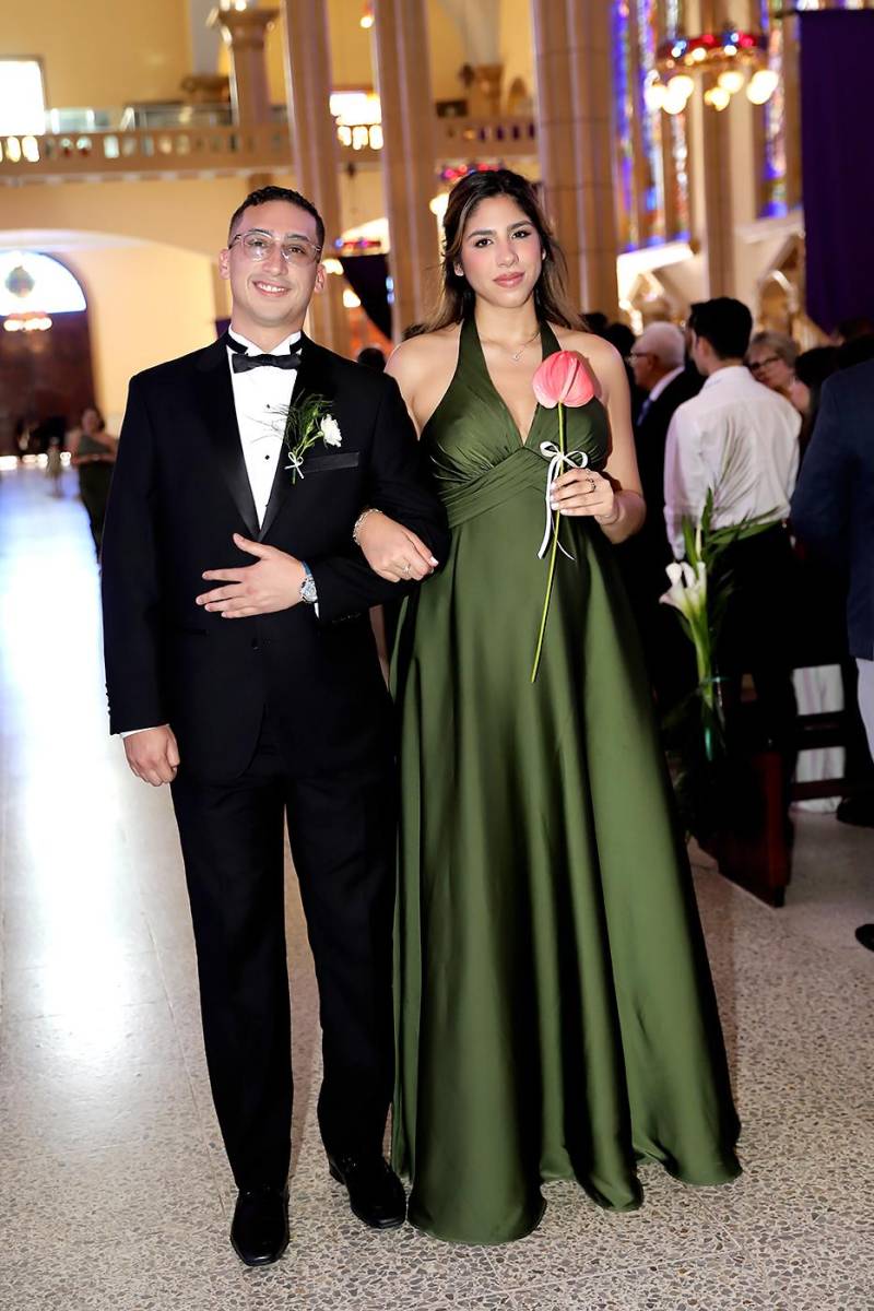Anthony Quiñonez y Clara Contreras