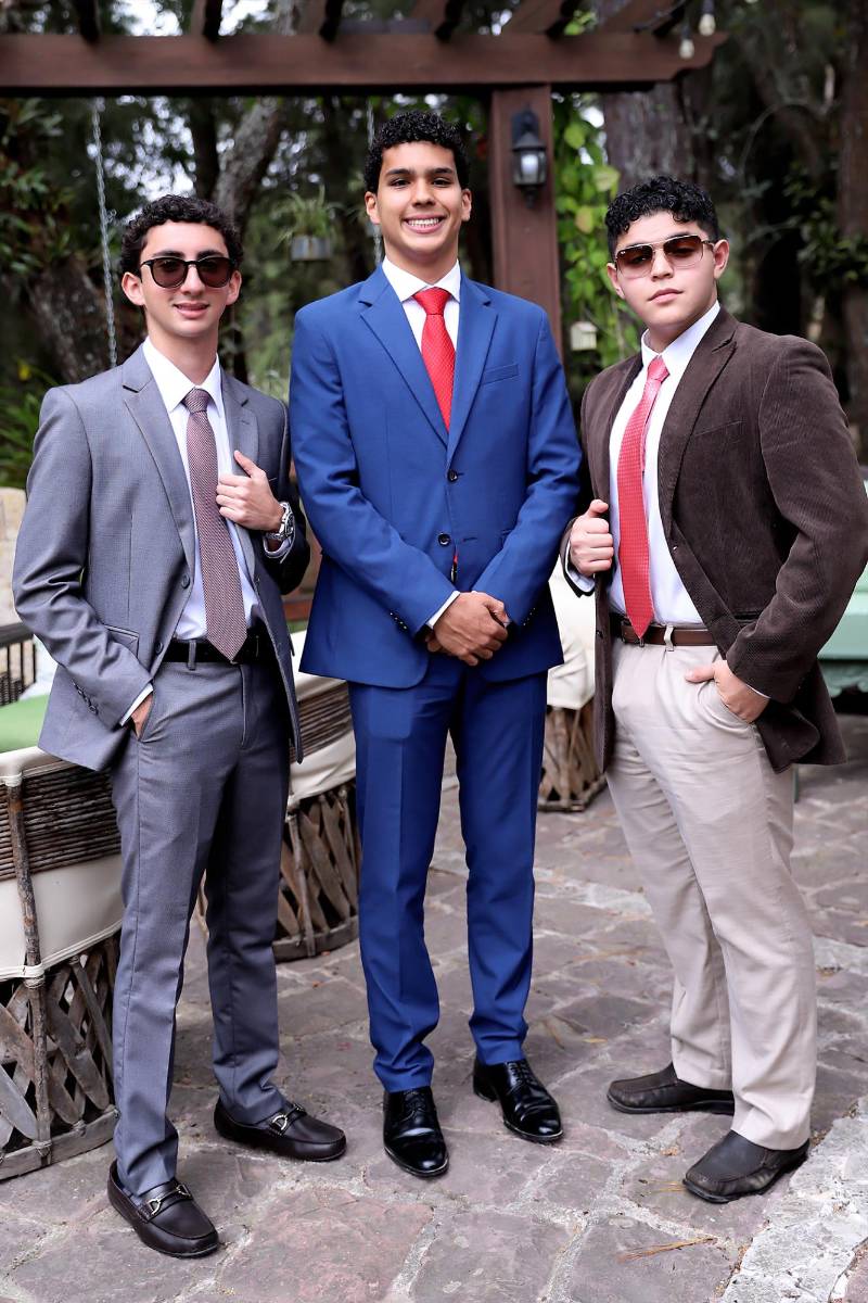 Sebastián Vijil, Rodrigo Jeff y José Ochoa.