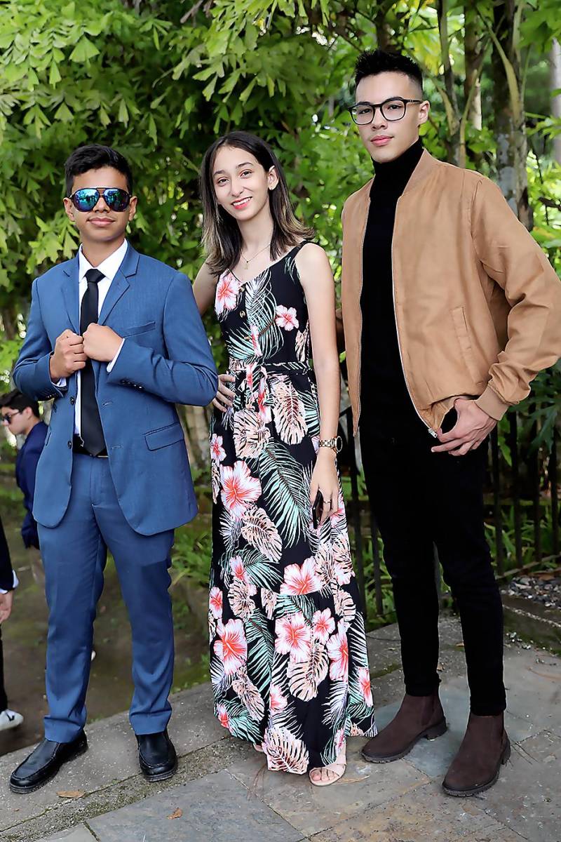 Andony Reyes, Alejandra Cruz y Jafet Romero