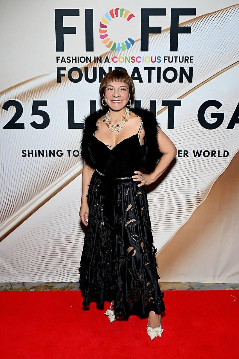 La chocolatier hondureña Maribel Lieberman, quien presentó uno de los premios de la gala