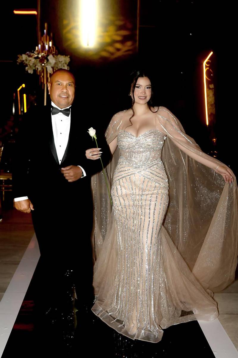 Lilian Madrigal y su padre Juan Carlos Sánchez