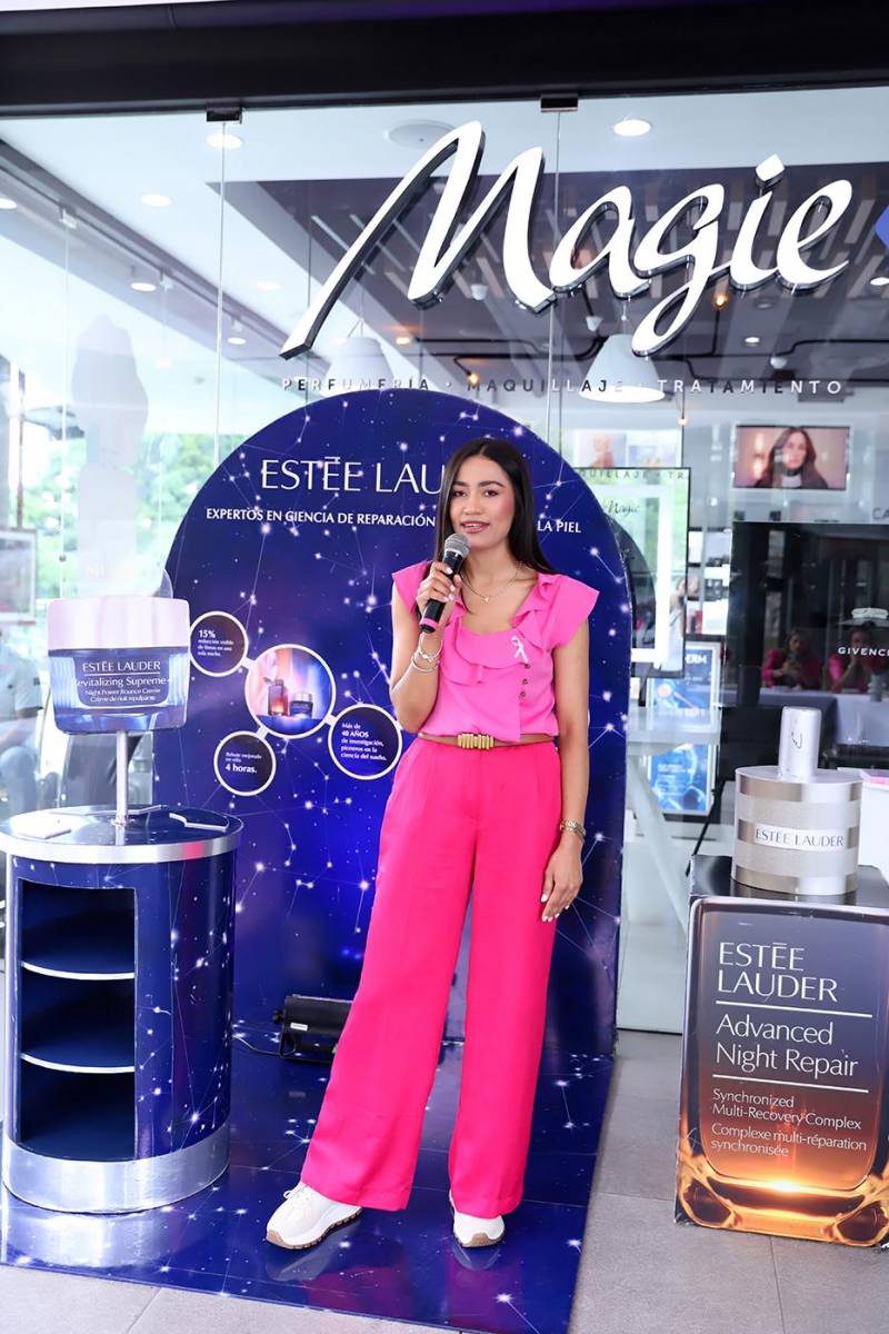Perfumería Magie junto a Estée Lauder inauguran el mes rosa
