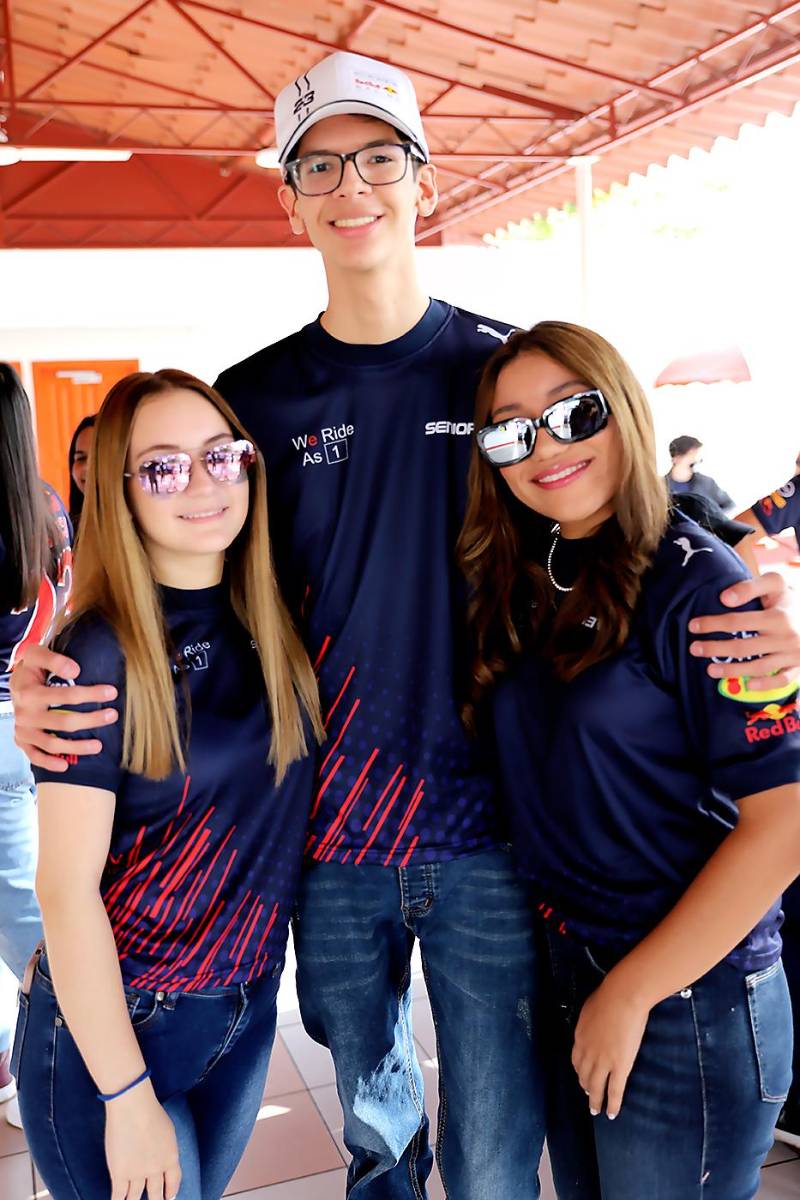 Michelle Gonzales, Luis Maradiaga y Valeria Bonilla