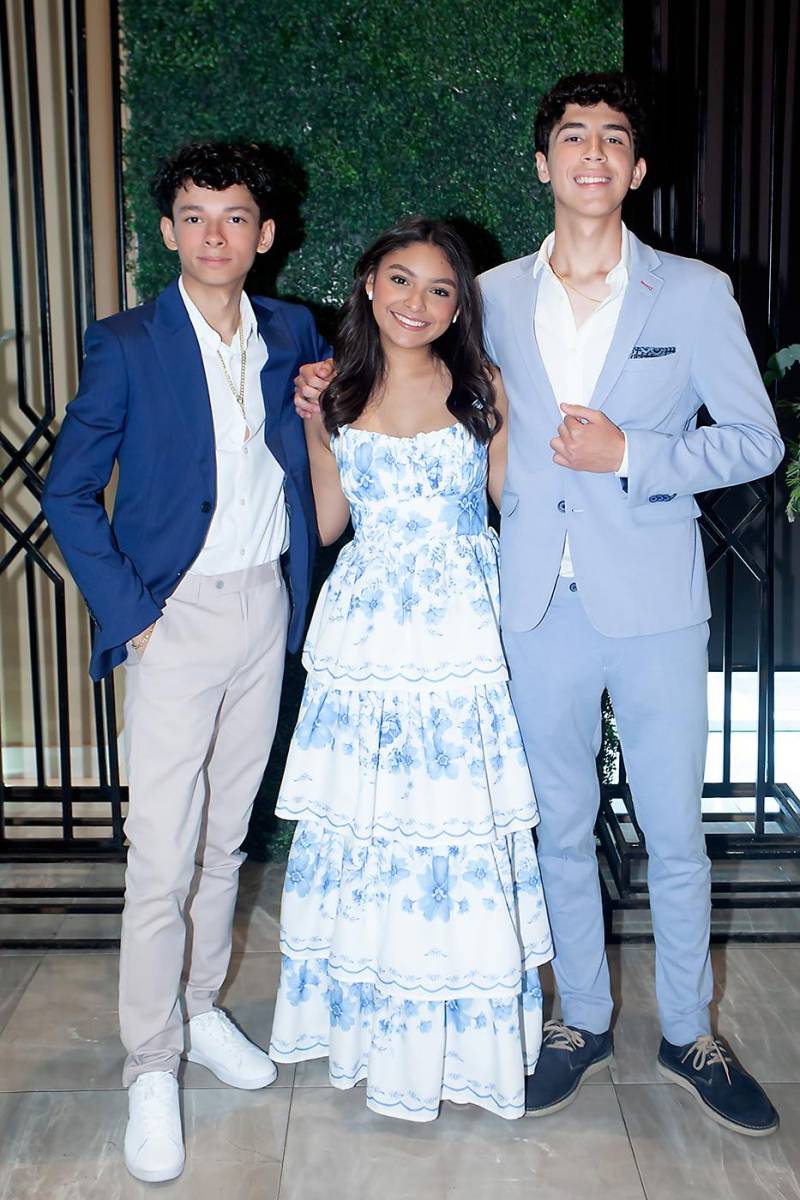 Frank Sánchez, Isabela Aguilar y Alessandro Forcarelli.