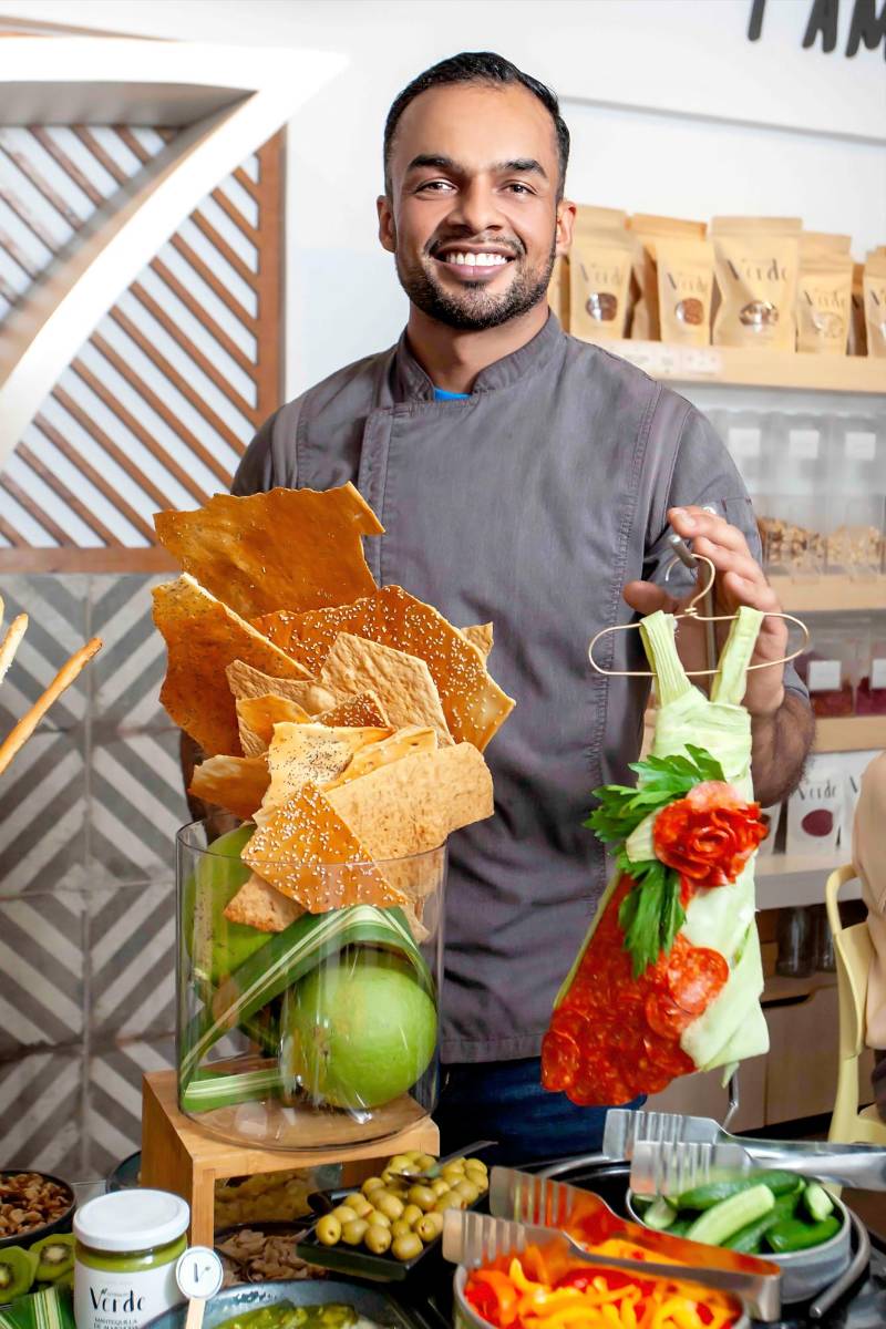 El chef Carlos Espinal. 