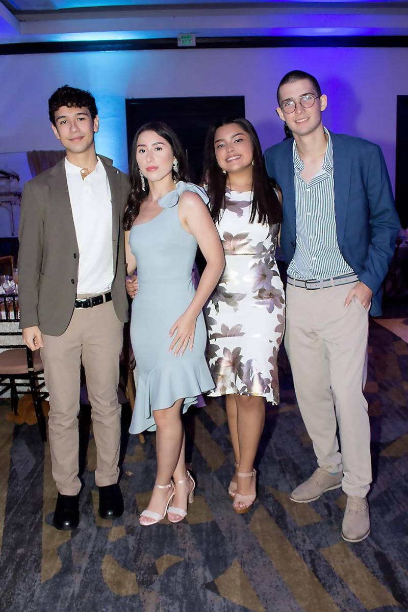 Roger López, Haidee Perdomo, Mayleen Arévalo y James Blanco