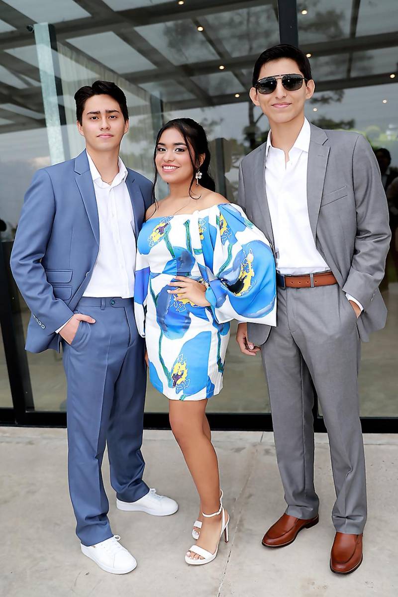 Santiago de Jesús, Lyzzi Canales y José Gabriel Bellino.