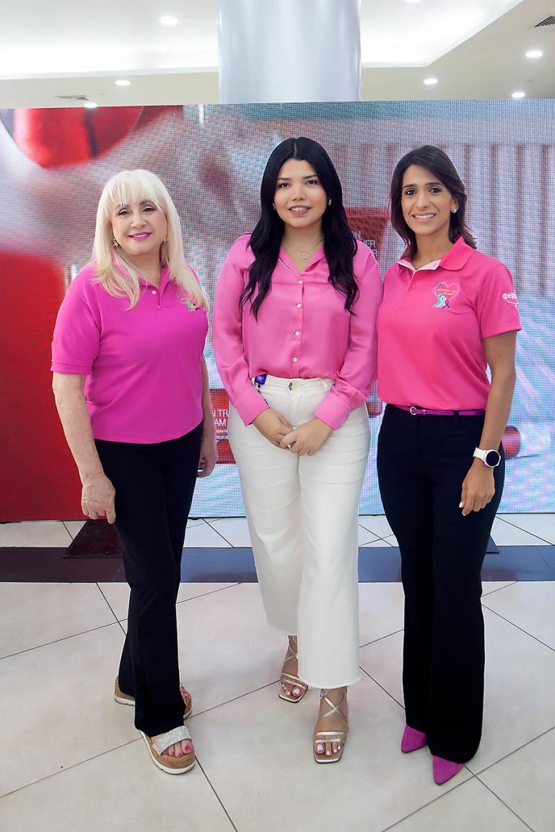 Jacqueline Babun, Karla Miralda y Lille Rietti.