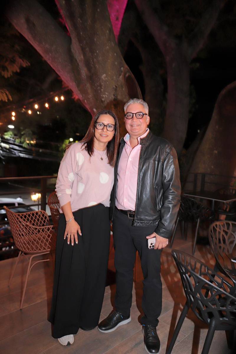 Lizza Castellón y Fernando Godoy.