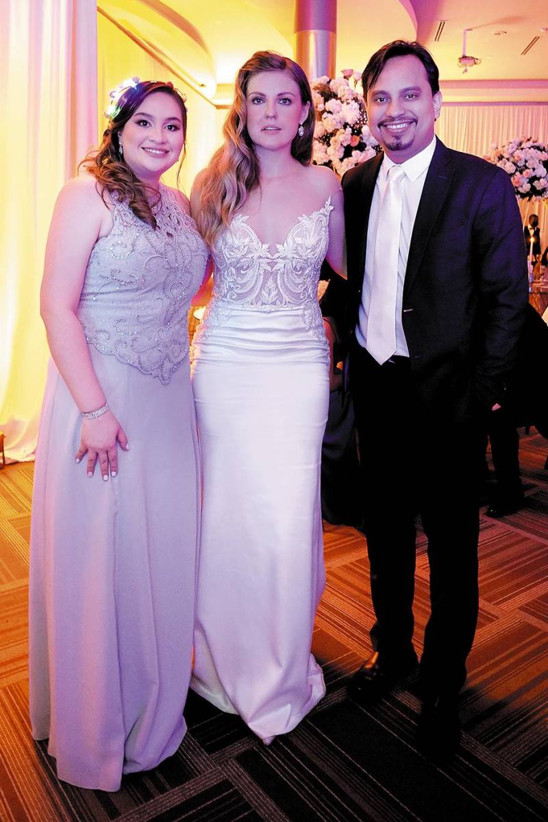 Lizeth Moreno, Svitlana Skrypal y Joel Moreno