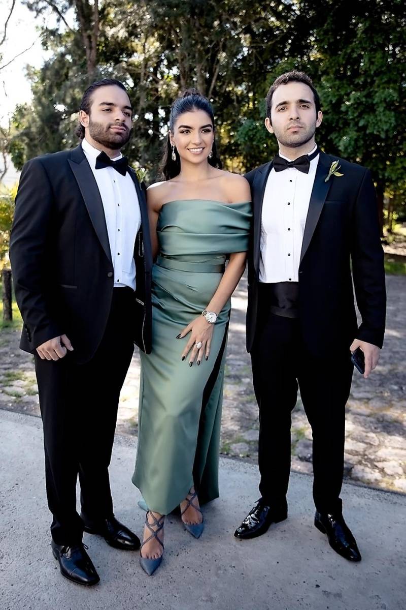 Diego, Elena y Fernando Lama