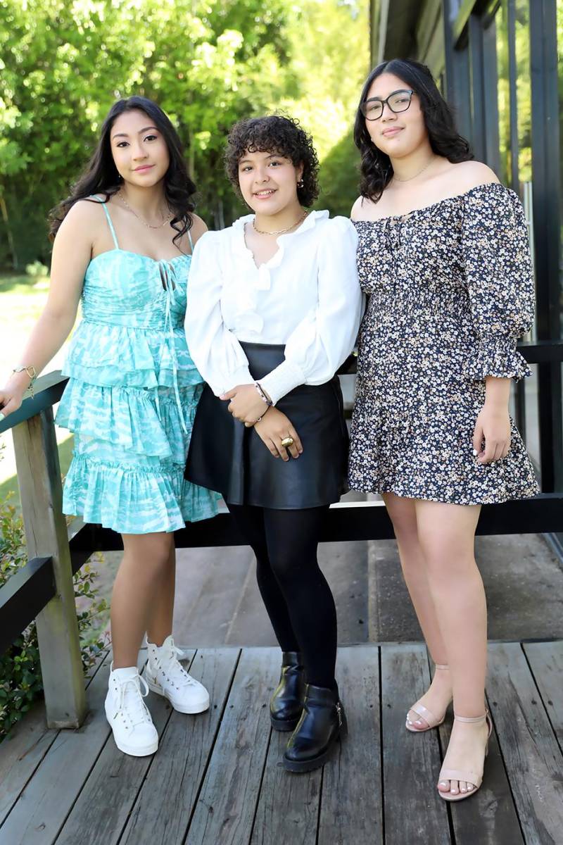 Sarahi Benitez, Nai Flores y Gabriela Perdomo