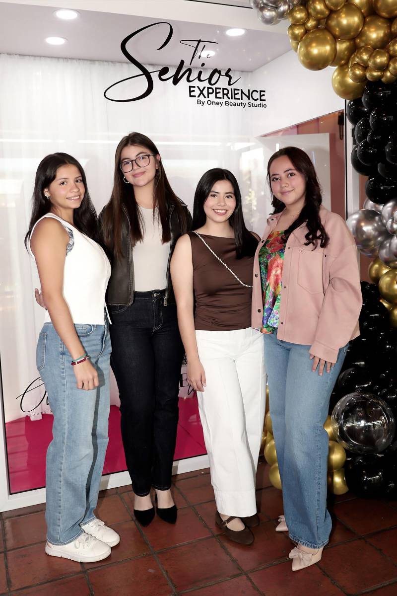 Valeria Irías, Geovanna Rodríguez, Marcela Figueroa.