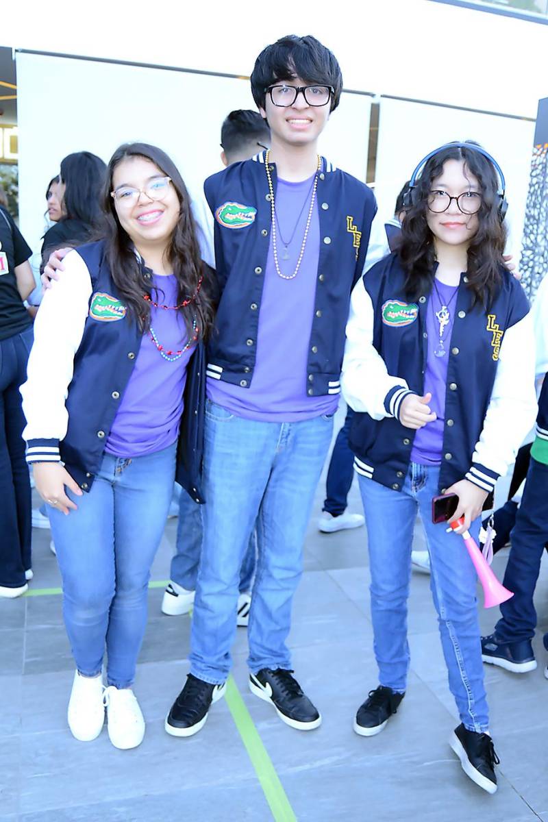 Daniela Colindres, Luis Membreño y AmyMia Koh.