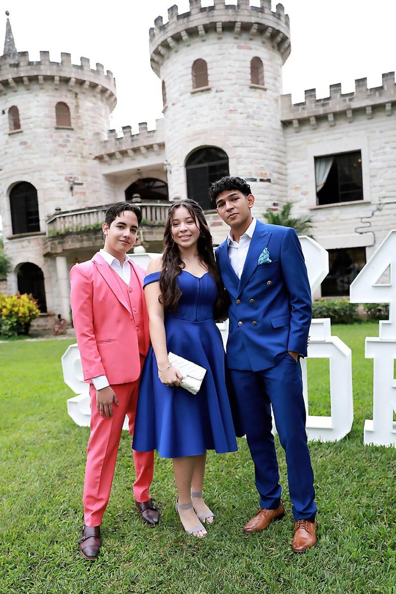 Evan Paredes, Adriana Polanco y Carlos Romero. 